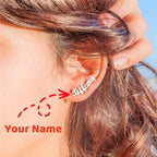 Custom Name Stud Earrings For Women Girl Stainless Steel Jewelry Personalized Nameplate Earrings Daily Wearing Accessories | Orazek UK Ltd