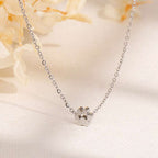 Cute Dog Paw Stainless Steel Necklace Earrings For Women Pet Bear Cat Footprint Jewelry Accessories | Orazek UK Ltd