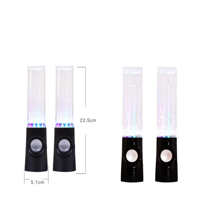 Dancing Water Speaker LED Light Fountain Speaker Family Party | Orazek UK Ltd