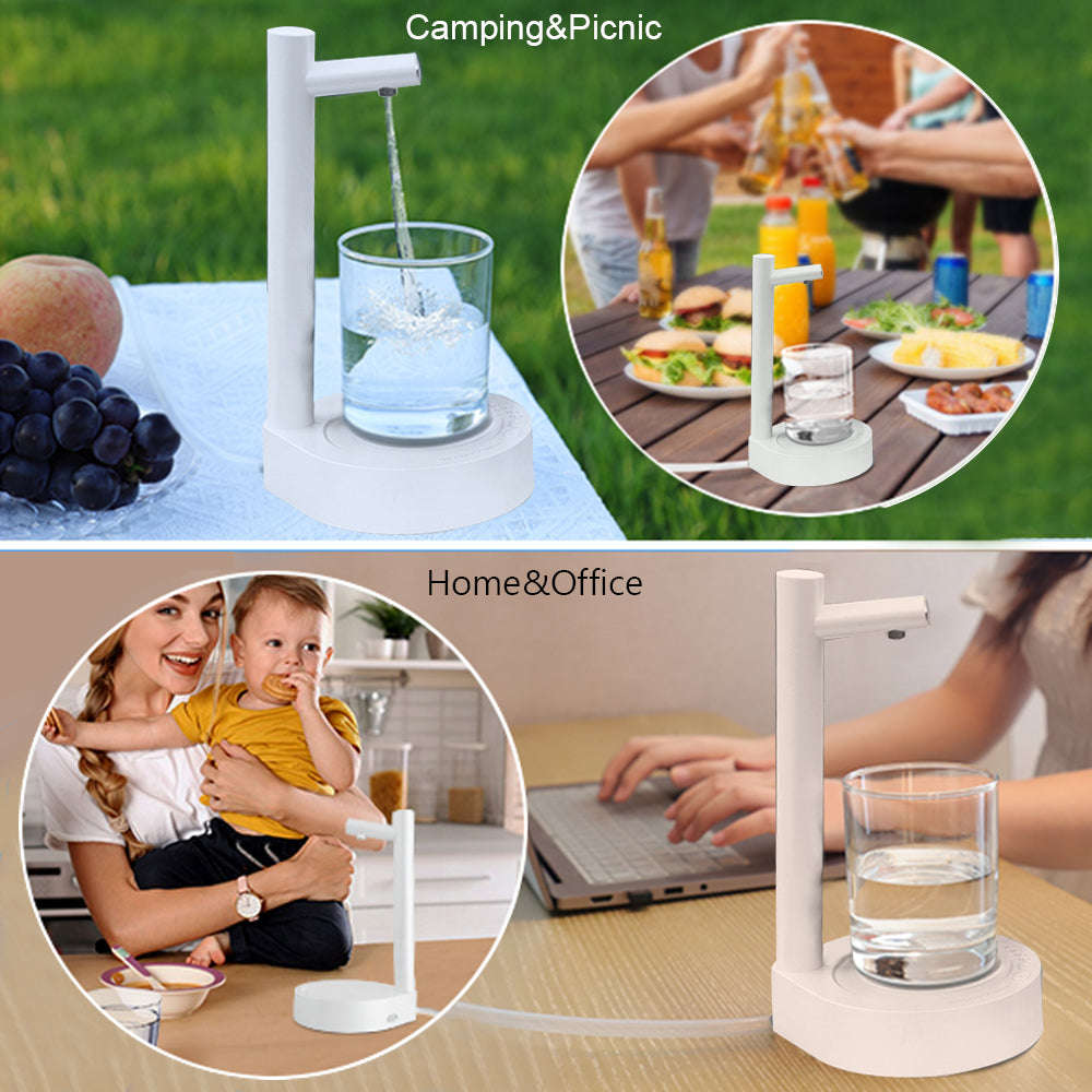 Desk Dispenser Electric Water Gallon Automatic Water Bottle Dispenser Rechargeable Water Dispenser | Orazek UK Ltd