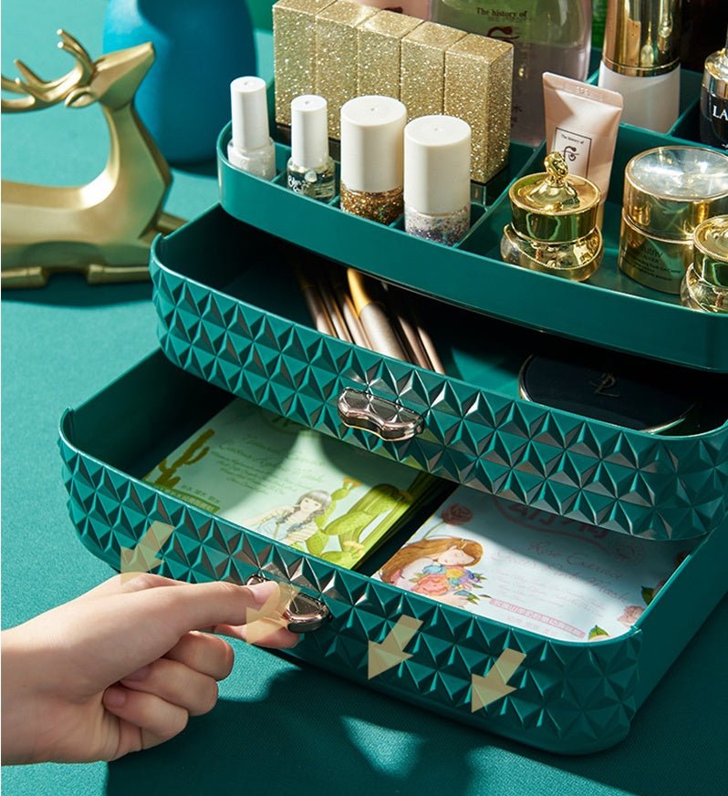 Desktop dustproof cosmetics storage box | Orazek UK Ltd