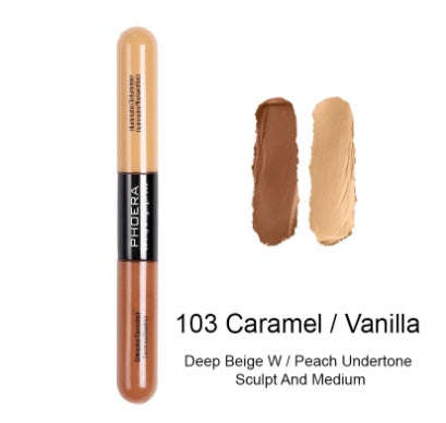 Double Heads Are Suitable For Any Skin Type Natural Color Brightening Liquid Concealer | Orazek UK Ltd