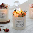 Dried Flowers Decor Romantic Candles Orazek UK Ltd