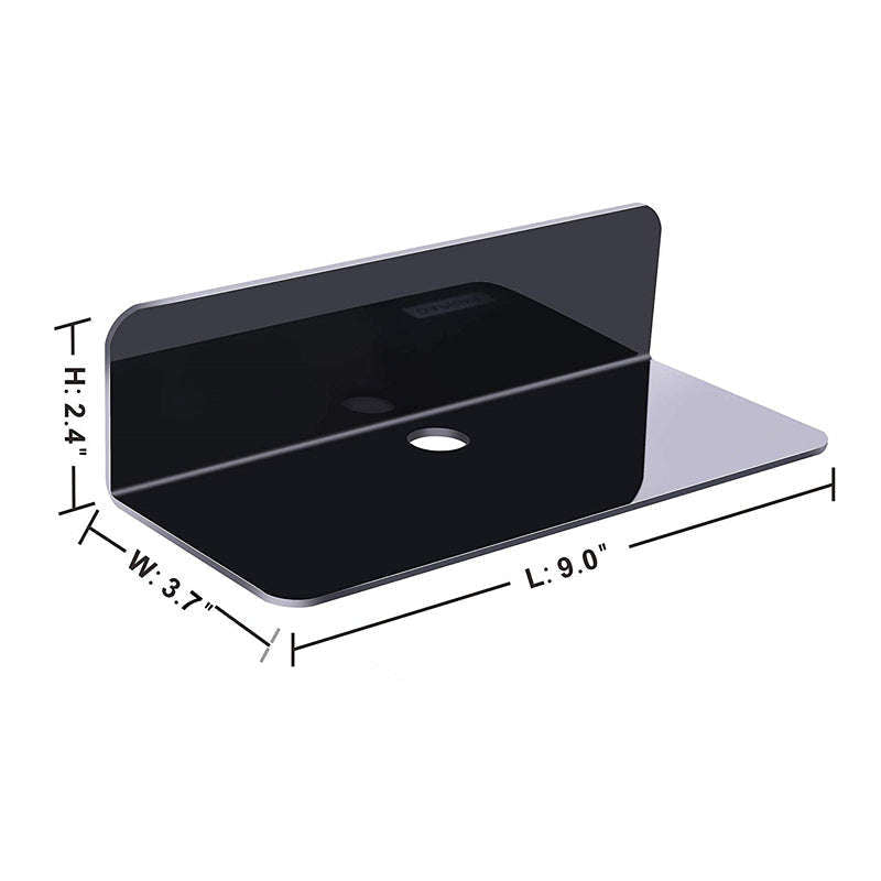 Durable L Shape Acrylic Floating Wall Shelves , Damage-Free | Orazek UK Ltd