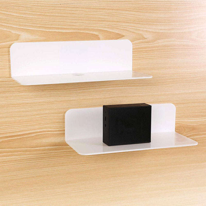 Durable L Shape Acrylic Floating Wall Shelves , Damage-Free | Orazek UK Ltd