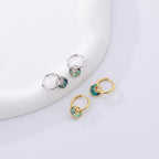 Orazek 925 Sterling Silver Vintage Abalone Shell Earring