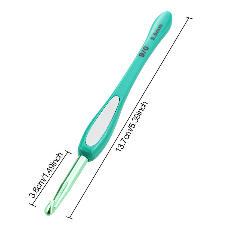 Knitting Tools Sweater Needles Colorful Plastic Handles