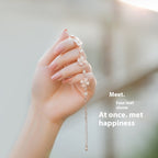 Crystal Clover Bracelet Female Peach Blossom High Sense