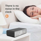 Electric Wireless Phone Charger, Clock, HD Thermometer, Mirror, Clock with Charger | Orazek UK Ltd