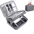 Electronics Organizer Travel Cable Organizer Bag Waterproof Portable Digital Storage Bag Electronic Accessories Case Cable Charger Organizer Case Multifunctional Waterproof Storage Bag | Orazek UK Ltd