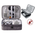 Electronics Organizer Travel Cable Organizer Bag Waterproof Portable Digital Storage Bag Electronic Accessories Case Cable Charger Organizer Case Multifunctional Waterproof Storage Bag | Orazek UK Ltd