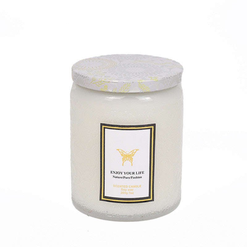 Embossed Glass Fragrance Handmade Gift Aromatherapy Soy Candles | Orazek UK Ltd