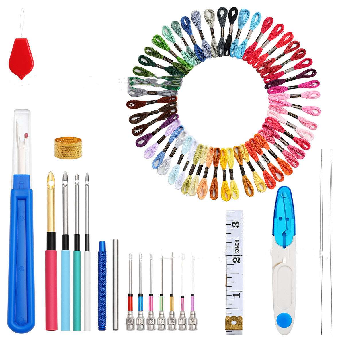 Embroidery needles with interchangeable heads | Orazek UK Ltd