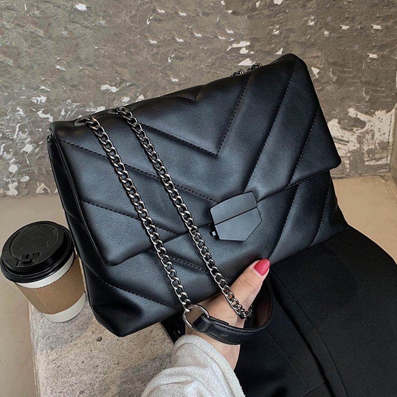 Embroidery Thread Small PU Leather Crossbody Bags for Women Trend Hand Bag Women's Branded Trending Shoulder Handbags | Orazek UK Ltd