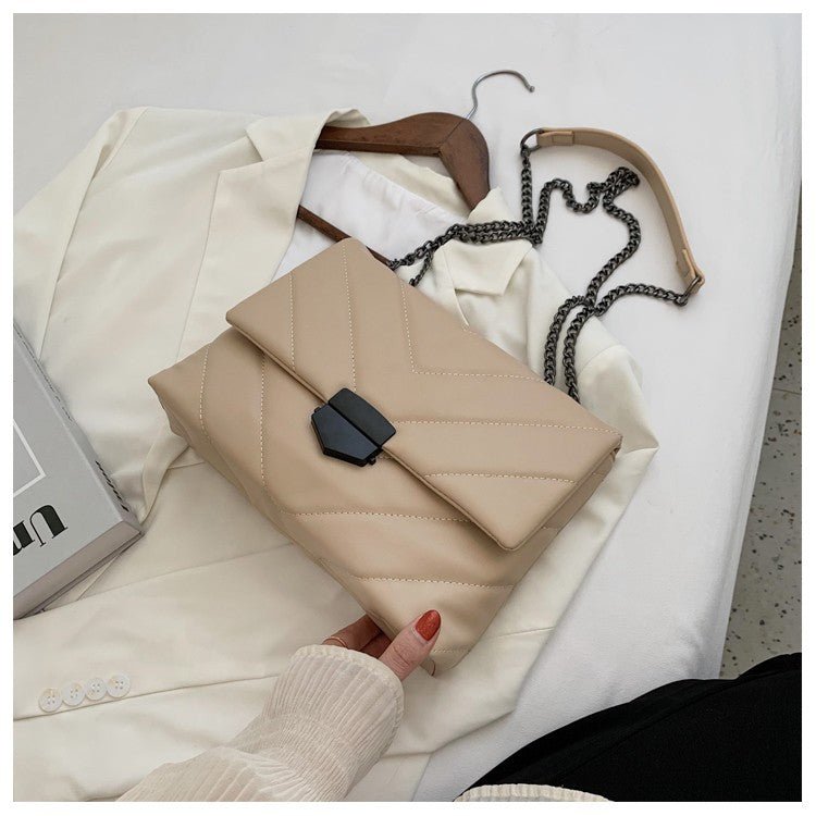 Embroidery Thread Small PU Leather Crossbody Bags for Women Trend Hand Bag Women's Branded Trending Shoulder Handbags | Orazek UK Ltd