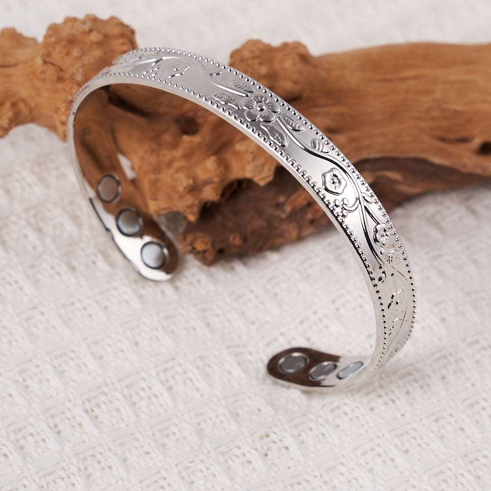 Energy Magnet Bracelet And Ring Set Retro Style Jewelry For Couples Men And Women | Orazek UK Ltd