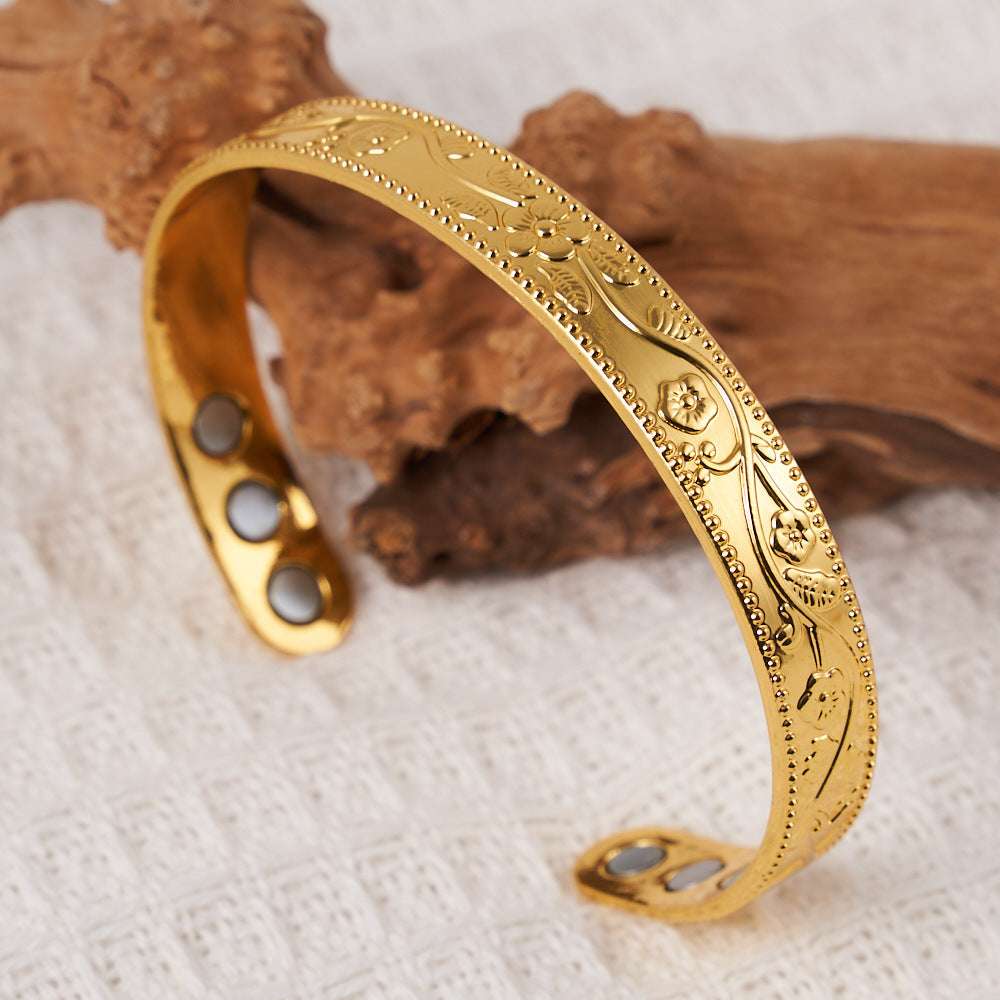 Energy Magnet Bracelet And Ring Set Retro Style Jewelry For Couples Men And Women | Orazek UK Ltd