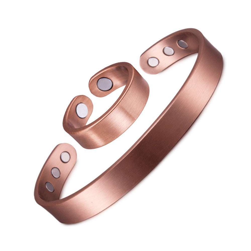 Energy Magnet Bracelet And Ring Set Retro Style Jewelry For Couples Men And Women | Orazek UK Ltd