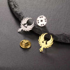 European And American Advanced Retro Light Luxury Fashion Trend Souvenir Stainless Steel Animal Brooch Pattern Shape Brooch | Orazek UK Ltd