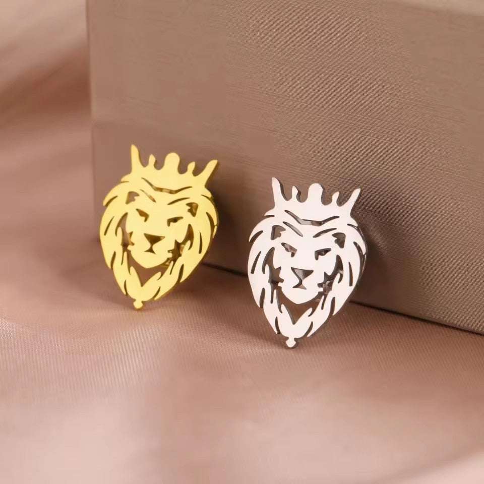 European And American Advanced Retro Light Luxury Fashion Trend Souvenir Stainless Steel Animal Suit Pattern Shape Brooch Orazek UK Ltd