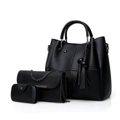 European and American fashion single shoulder Messenger bag ladies three-piece tassels mother bag | Orazek UK Ltd