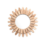 European-style Solid Wood Handmade Finish Hanging Mirror Homestay Hotel Entrance Decoration Hanging | Orazek UK Ltd