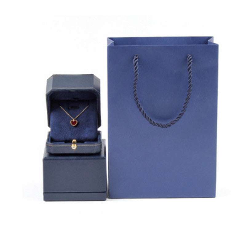 Explosive Detachable Cubic Zircon Heart Shape Four-leaf Clover Necklace Pendant For Women | Orazek UK Ltd