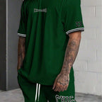 Short-sleeved T-shirt Suit Men's Summer New Fashion Trendy