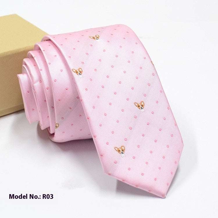Fashion Exquisite Jacquard Tie Wedding Groom | Orazek UK Ltd
