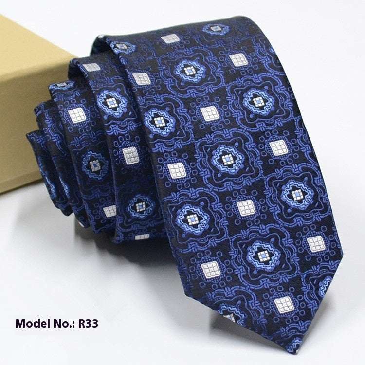 Fashion Exquisite Jacquard Tie Wedding Groom | Orazek UK Ltd