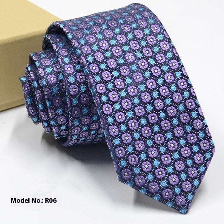 Fashion Exquisite Jacquard Tie Wedding Groom | Orazek UK Ltd