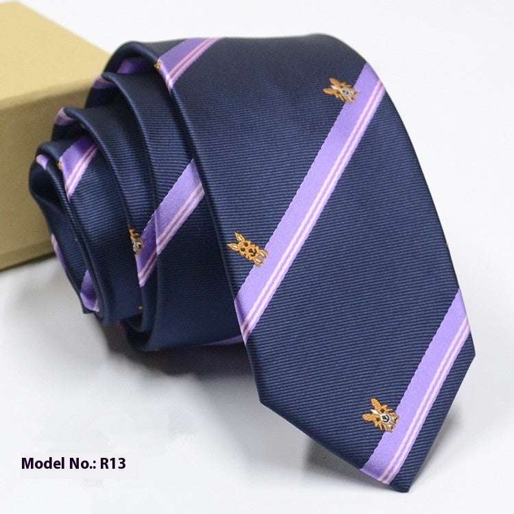Fashion Exquisite Jacquard Tie Wedding Groom | Orazek UK Ltd