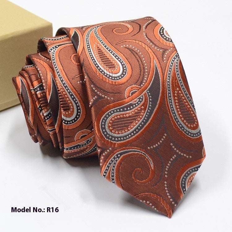 Fashion Exquisite Jacquard Tie Wedding Groom | Orazek UK Ltd