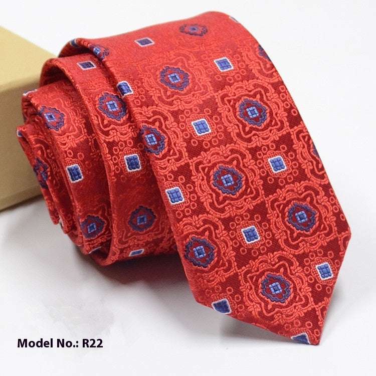 Fashion Exquisite Jacquard Tie Wedding Groom | Orazek UK Ltd