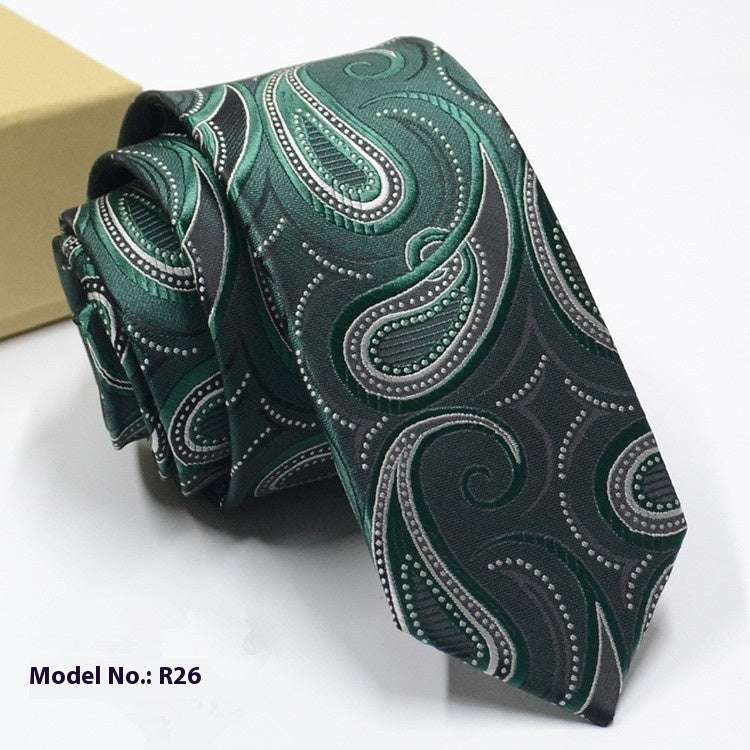 Fashion Exquisite Jacquard Tie Wedding Groom | Orazek UK Ltd