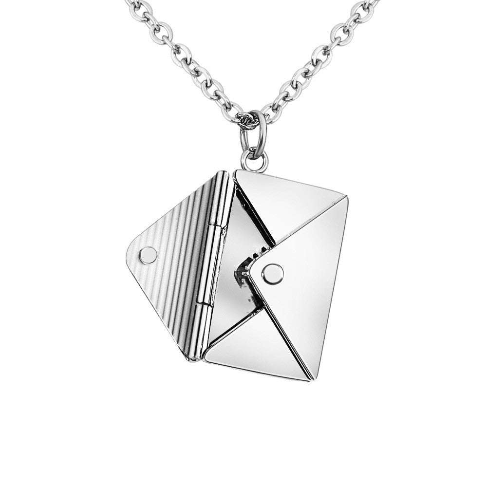 Fashion Jewelry Envelop Necklace Women Lover Letter Pendant Best Gifts For Girlfriend | Orazek UK Ltd