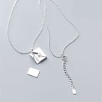 Fashion Jewelry Envelop Necklace Women Lover Letter Pendant Best Gifts For Girlfriend | Orazek UK Ltd