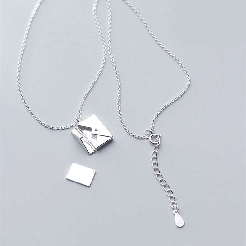 Fashion Jewelry Envelop Necklace Women Lover Letter Pendant Best Gifts For Girlfriend | Orazek UK Ltd