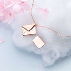 Fashion Jewelry Envelop Necklace Women Lover Letter Pendant Best Gifts For Girlfriend | Orazek UK Ltd