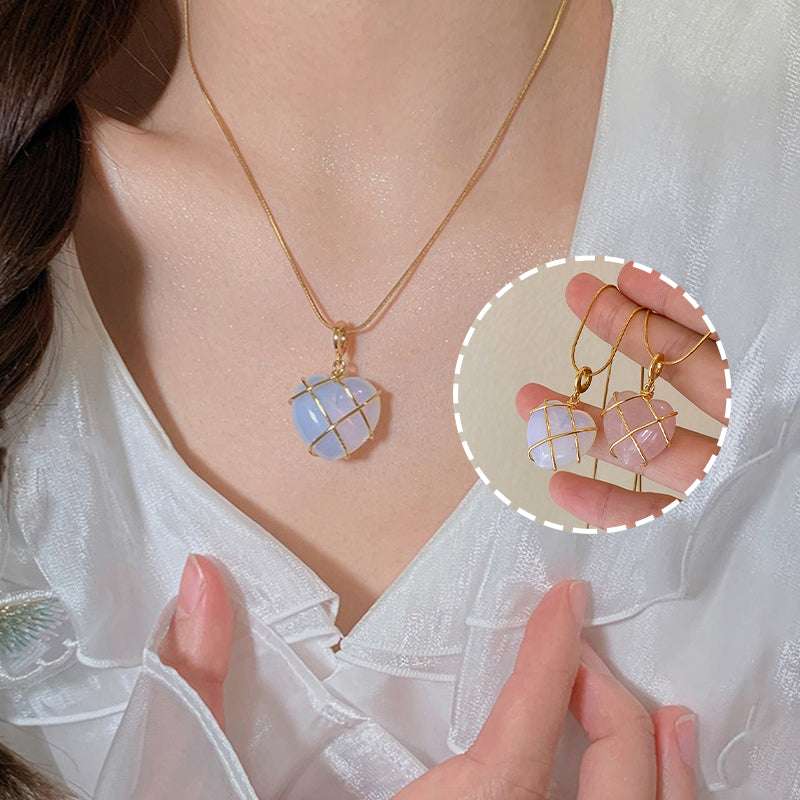 Fashion Moonstone Necklace For Disney Princess Love Girl Necklace Novelty Jewelry | Orazek UK Ltd