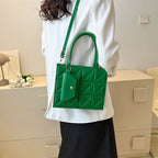 Fashion Plaid Shoulder With Small Wallet Simple Elegant Portable Square Tots Women's Handbag | Orazek UK Ltd