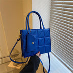 Fashion Plaid Shoulder With Small Wallet Simple Elegant Portable Square Tots Women's Handbag | Orazek UK Ltd