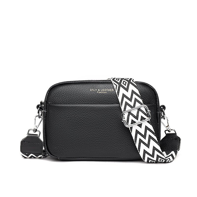 Fashion Shoulder Crossbody Bags With Rhombus Embroidered Wide Shoulder Strap Cute Small Square Bag Women | Orazek UK Ltd