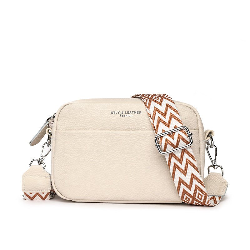 Fashion Shoulder Crossbody Bags With Rhombus Embroidered Wide Shoulder Strap Cute Small Square Bag Women | Orazek UK Ltd