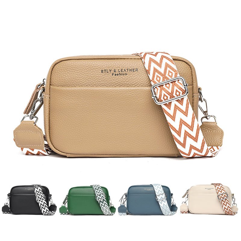 Fashion Shoulder Crossbody Bags With Rhombus Embroidered Wide Shoulder Strap Cute Small Square Bag Women | Orazek UK Ltd