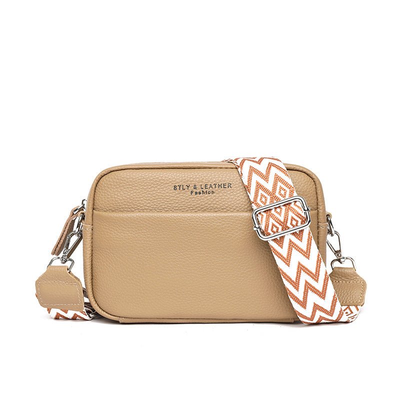 Fashion Shoulder Crossbody Bags With Rhombus Embroidered Wide Shoulder Strap Cute Small Square Bag Women | Orazek UK Ltd