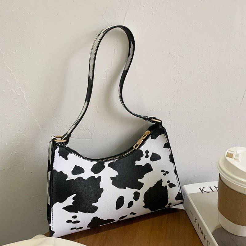 Fashion striped spotted niche handbags leopard print underarm bag | Orazek UK Ltd