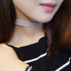 Fashion Women Full Crystal Rhinestone Choker Necklace Wedding Jewelry Chokers Necklaces For Women | Orazek UK Ltd