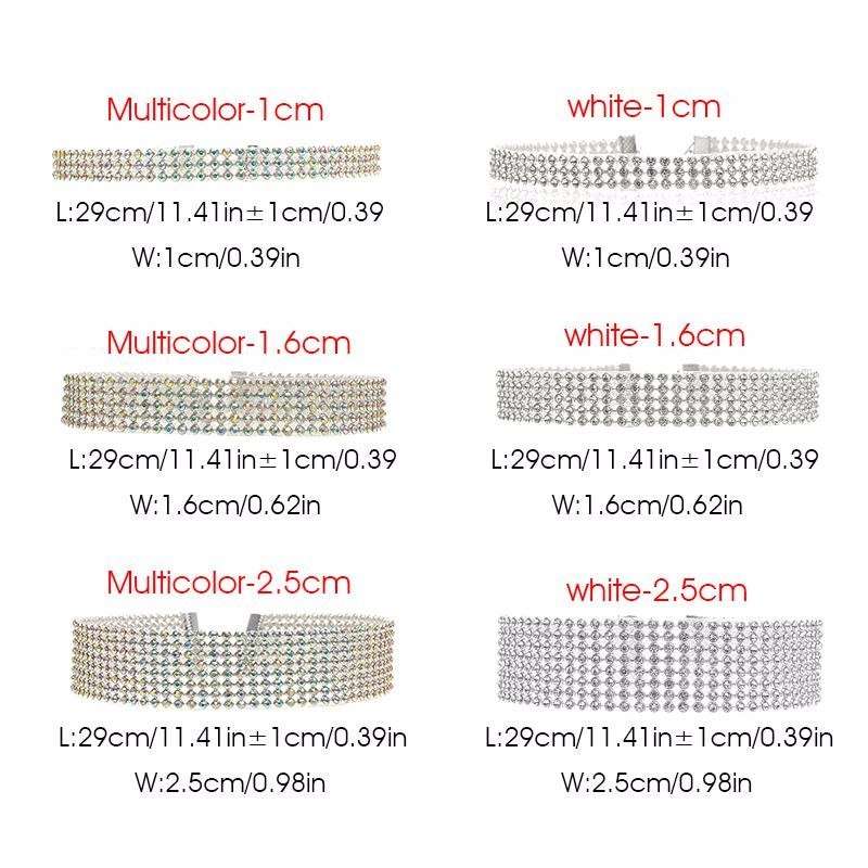 Fashion Women Full Crystal Rhinestone Choker Necklace Wedding Jewelry Chokers Necklaces For Women | Orazek UK Ltd