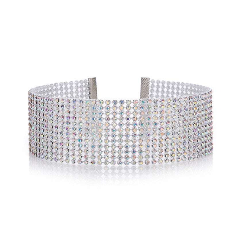 Fashion Women Full Crystal Rhinestone Choker Necklace Wedding Jewelry Chokers Necklaces For Women | Orazek UK Ltd